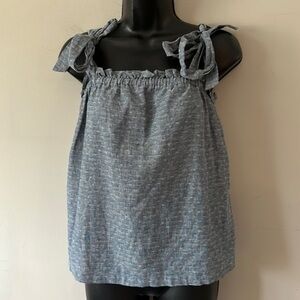 FABRIK BLUE TOPS tie straps size small